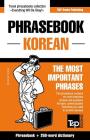 English-Korean phrasebook and 250-word mini dictionary Cover Image