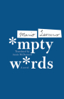 Empty Words By Mario Levrero, Annie McDermott (Translator) Cover Image