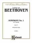 Symphony No. 1, Op. 21: Miniature Score (Kalmus Edition) By Ludwig Van Beethoven (Composer) Cover Image