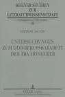 Untersuchungen Zum Ddr-Berufskabarett Der Aera Honecker (Koelner Studien Zur Literaturwissenschaft #8) Cover Image