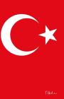 Türkei: Flagge, Notizbuch, Urlaubstagebuch, Reisetagebuch Zum Selberschreiben By Flaggen Welt, Flaggen Sammler Cover Image