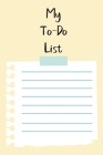 My To Do List: A simple book filled with lines that include check boxes. Cover Image