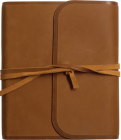 ESV Single Column Journaling Bible (Natural Leather, Brown, Flap with Strap)  Cover Image