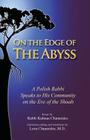 On the Edge of the Abyss By Kalman Chameides, Leon Chameides Cover Image