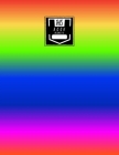 Dotted Grid Notebook: Rainbow Stripes - Dots, Large Notebook By Gabriel William Holler, Faith Holler Cover Image