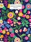 2022-2023 Monthly Planner: Large Two Year Planner with Floral Cover 24 Months Planner Jan 2022 - Dec 2023 Two Year Planner Cover Image