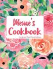 Meme's Cookbook Coral and Teal Floral Edition By Pickled Pepper Press Cover Image
