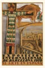 Vintage Journal Poster for Barcelona Art Exhibition Cover Image