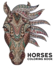 Coloring Book Horses: 50 One Sided Designs Horses Stress Relieving Coloring Book for Adult Gift for Horses Lovers Adult Coloring Book For Ho By Qta World Cover Image