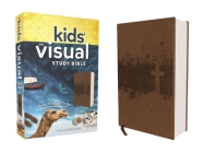 Niv, Kids' Visual Study Bible, Leathersoft, Bronze, Full Color Interior: Explore the Story of the Bible---People, Places, and History Cover Image