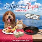 A Wrinkle in Thyme By Sarah Fox, Marguerite Gavin (Read by) Cover Image
