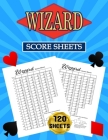 Wizard Score Sheets: 120 Large Score Pads for Scorekeeping - Wizard Score Cards Wizard Score Pads with Size 8.5 x 11 inches Cover Image