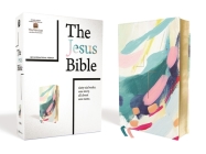 The Jesus Bible, NIV Edition, Leathersoft, Multi-Color/Teal, Comfort Print Cover Image