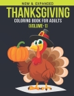 THANKSGIVING Coloring Book For Adults (Volume-1): Adult Coloring Book with Stress Relieving THANKSGIVING Coloring Book Designs for Relaxation By Labib Coloring House Cover Image