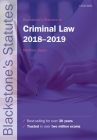 Blackstone's Statutes on Criminal Law 2018-2019 By Matthew Dyson (Editor) Cover Image