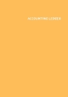 Accounting Ledger Book: : 120 pages - 7x10 inch - Payment and Deposit - White Paper - Peach Cover Cover Image