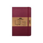 Moustachine Classic Linen Hardcover Burgundy Lined Pocket By Moustachine (Designed by) Cover Image