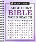 Brain Games - Large Print Bible Word Search Cover Image