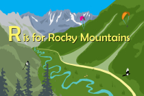 R Is for Rocky Mountains (Alphabet Places) Cover Image
