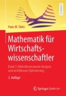 Mathematik Für Wirtschaftswissenschaftler: Band 3: Mehrdimensionale Analysis Und Nichtlineare Optimierung By Hans M. Dietz Cover Image