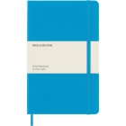 Moleskine Classic Notebook, Large, Ruled, Cerulean Blue, Hard Cover (5 x 8.25) By Moleskine Cover Image