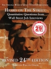 Heard on The Street: Quantitative Questions from Wall Street Job Interviews (Revised 24th) By Timothy Falcon Crack Cover Image
