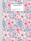 Composition Book College-Ruled Cheerful Japanese Cherry Blossoms: Class Notebook for Study Notes and Writing Assignments By Highway 62 Publishing Cover Image