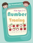 Number Tracing Book for Preschoolers and Kids Ages 3-5: Tracing Numbers Practice Workbook for Pre-K (kids ages 3-5), Writing Workbook For Tracer (Pres By Lena Fuller Cover Image