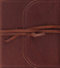 ESV Journaling Study Bible (Natural Leather, Brown, Flap with Strap)  Cover Image