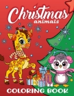 Christmas Animals Coloring Book for Kids Cover Image