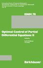 Optimal Control of Partial Differential Equations II: Theory and Applications: Conference Held at the Mathematisches Forschungsinstitut, Oberwolfach, Cover Image