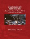 20 Easy Christmas Carols For Beginners Alto Sax - Book 1: Big Note Sheet Music With Lettered Noteheads By Michael Shaw Cover Image