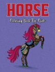 Horse Coloring Book for Girls: Horses Coloring Book with 50 Horses to Paint - Horse Lovers Coloring Book (Cute Animal Coloring Books for Girls Ages 8 By Treva Cooperman Cover Image