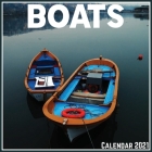Boats Calendar 2021: Official Boats Calendar 2021, 12 Months By Classic Art Fabric Cover Image