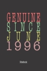 Genuine Since June 1996: Notebook Cover Image