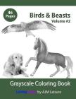 Birds & Beasts Volume 2: Adult Coloring Book By Ajm Leisure Cover Image