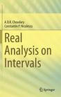 Real Analysis on Intervals By A. D. R. Choudary, Constantin P. Niculescu Cover Image