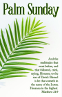 Palm Sunday Bulletin (All Glory) - Package of 100: Matthew 21:9 Cover Image