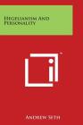 Hegelianism And Personality By Andrew Seth Cover Image