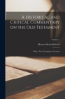 A Historical and Critical Commentary on the Old Testament: With a new Translation, Leviticus; Volume 1 Cover Image