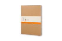 Moleskine Cahier Journal Extra Extra Large Ruled Kraft Brown By Moleskine Cover Image