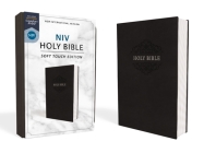 NIV, Holy Bible, Soft Touch Edition, Imitation Leather, Black, Comfort Print Cover Image