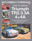 How to Restore Triumph TR2, 3, 3A, 4 & 4A: Your step-by-step guide to body, trim and mechanical restoration (Enthusiast's Restoration Manual) By Roger Williams Cover Image