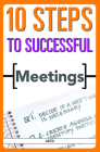 10 Steps to Successful Meetings By ASTD Press Cover Image
