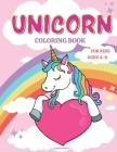 Unicorn Coloring Book for Kids Ages 4-8: Fun Activity Book for kids 4-8 Beautiful Princesses, Rainbow, Stars, and Magic Cover Image