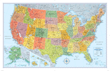 Signature Edition U.S. Wall Map (Folded) By Rand McNally Cover Image