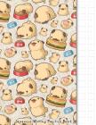 Japanese Writing Practice Book: Kawaii Pugs Themed Genkouyoushi Paper Notebook to Practise Writing Japanese Kanji Characters and Kana Scripts such as By Japanese Writing Paper Company Cover Image
