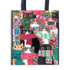 Wintry Cats Reusable Shopping Bag By Galison, Angela Rozelaar (By (artist)) Cover Image