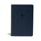 KJV Everyday Study Bible, Navy Cross LeatherTouch By Holman Bible Publishers Cover Image