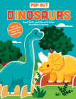 Pop Out Dinosaurs (Pop Out Books) By duopress labs, Pretend Friends (Illustrator) Cover Image